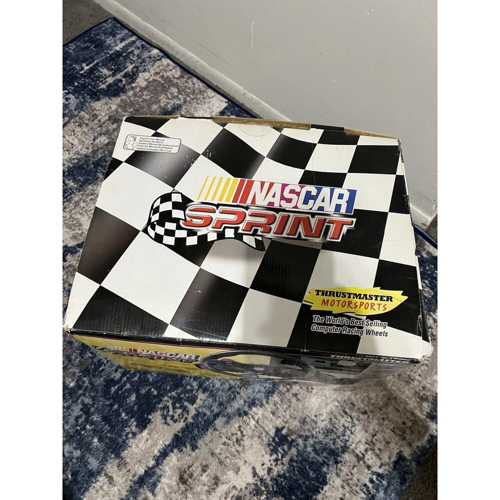 Thrustmaster Nascar Sprint Racing Steering Wheel & Pedals PC Computer In Box - Picture 5 of 11